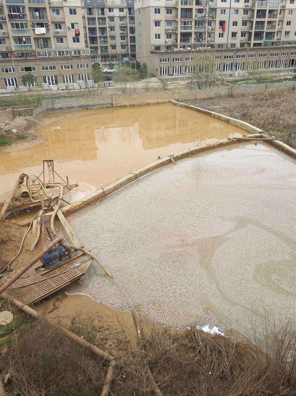 华容沉淀池淤泥清理-厂区废水池淤泥清淤